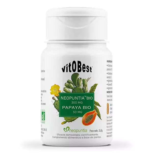 neopuntia bio + papaya bio 45caps vitobest
