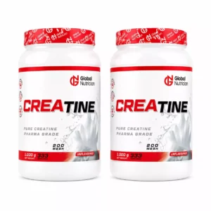 Pack doble Creatina 1kg-Globalnutricion-Fullgympro