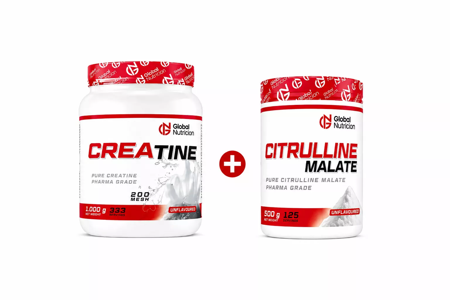 Pack Creatina 1kg+Citrulina 500g-Globalnutricion-Fullgympro