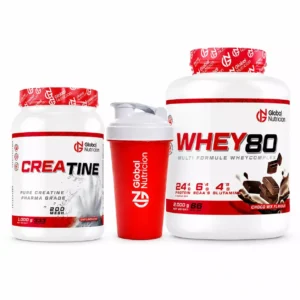 pack proteina 1kg+creatina 1kg+skaker-Globalnutricion-Fullgympro