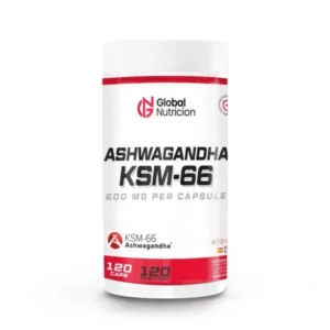 Ashwagandha KSM-66- 120 caps-Globalnutricion-Fullgympro
